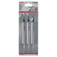 Нож за прободен трион T 344 DF, Speed for Hard Wood, 3бр, 2608636223, BOSCH