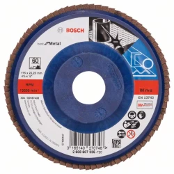 Диск ламелен за ъглошлайф X571, Best for Metal 115mm, 22,23mm, 60, 2608607335, BOSCH