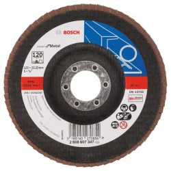 Диск ламелен за ъглошлайф X551, Expert for Metal 125mm, 22,23mm, 120, 2608607347, BOSCH