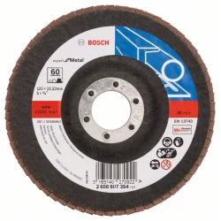 Диск ламелен за ъглошлайф X551, Expert for Metal 125mm, 22,23mm, 60, 2608607354, BOSCH