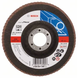 Диск ламелен за ъглошлайф X551, Expert for Metal 125mm, 22,23mm, 120, 2608607356, BOSCH