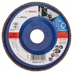 Диск ламелен за ъглошлайф X571, Best for Metal 115mm, 22,23mm, 120, 2608607337, BOSCH