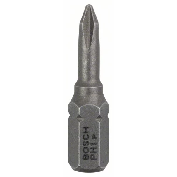 Бит особено твърд PH 1, 25 mm, 2607001508, BOSCH