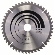 Диск за циркуляр Optiline Wood, 210x30x2,0mm, z=48, 1бр, 2608640430, BOSCH