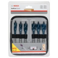Комплект плоски фрезови свредла Self Cut Speed, 14, 16, 18, 20, 22, 24, 6ч, 2608595424, BOSCH