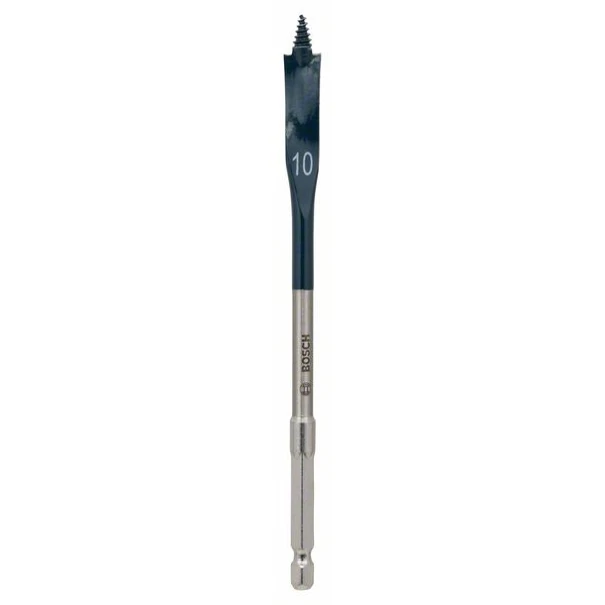 Свредло плоско фрезово Self Cut Speed, шестостен 10x152mm, 1бр, 2608595483, BOSCH