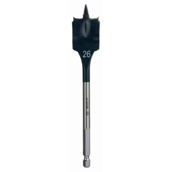 Свредло плоско фрезово Self Cut Speed, шестостен 26x152mm, 1бр, 2608595495, BOSCH