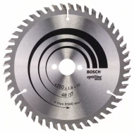 Диск за циркуляр Optiline Wood, 160x20/16x1,8mm, z=48, 1бр, 2608641172, BOSCH