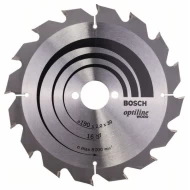 Диск за циркуляр Optiline Wood, 190x30x2,0mm, z=16, 2608641184, BOSCH