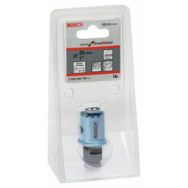 Боркорона за метал Sheet Metal, 25 mm, 1", 1 бр, 2608584784, BOSCH