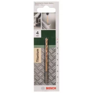Титаниево свредло HSS-TiN, DIN 338 Ø4,0 x43  x75mm, 2609255095, BOSCH