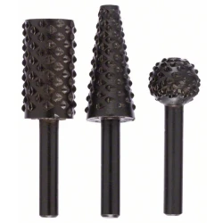 Комплект рашпили за дърво, 15mm, 3ч, 2609255302, BOSCH