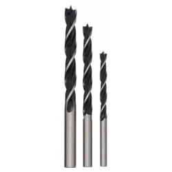 Бургии за дърво комплект, 3ч, Ø6/8/10mm, 2609255308, BOSCH