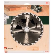Диск за циркуляр STANDARD, 190x30/24mm, z=24, 2609256820, BOSCH