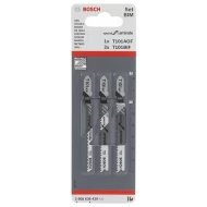 Набор ножове за прободен трион, 3ч, T 101 BIF; T 101 AOF, 2608636429, BOSCH