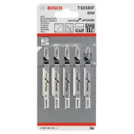 Нож за прободен трион T 101 BIF, Special for Laminate, 5бр, 2608636431, BOSCH