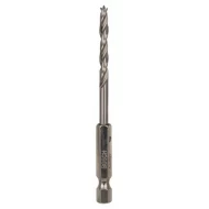 Бургия за дърво спирална шестостенна 1/4", Ø4x43x88mm, 1бр, 2608595520, BOSCH