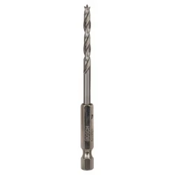 Бургия за дърво спирална шестостенна 1/4", Ø4x43x88mm, 1бр, 2608595520, BOSCH