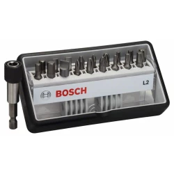 Комплект битове Robust Line L особено твърди, 18 +1части, 25 mm, 2607002568, BOSCH