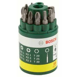 Комплект битове, 10 части, 2607019452, BOSCH