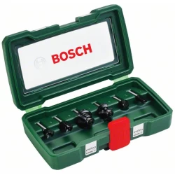 Комплект твърдосплавни фрезери, опашка Ø6mm, 6ч, 2607019464, BOSCH