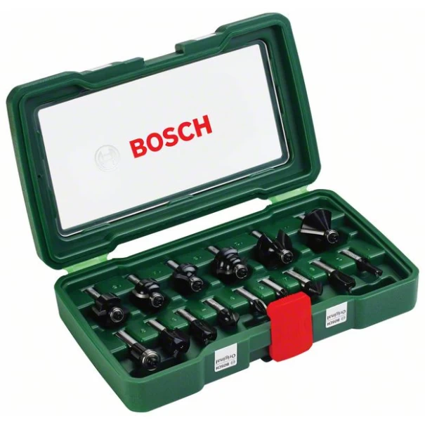 Комплект твърдосплавни фрезери, Ø8mm 15ч, 2607019469, BOSCH