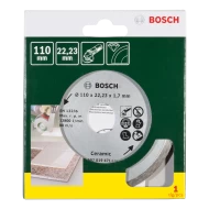 Диск диамантен за рязане на фаянсови плочки, Ø 110 mm, 2607019471, BOSCH