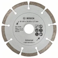 Диск диамантен за рязане на строителен материал, Ø 125 mm, 2607019475, BOSCH