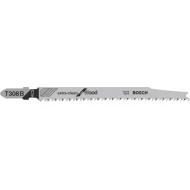 Нож за прободен трион T 308 B, Extraclean for Hard Wood, 3бр, 2608663750, BOSCH