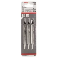 Нож за прободен трион T 308 B, Extraclean for Hard Wood, 3бр, 2608663750, BOSCH