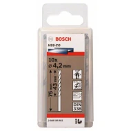 Кобалтово свредло HSS-Co, DIN 338 Ø4,2x43x75mm, 10бр, 2608585882, BOSCH