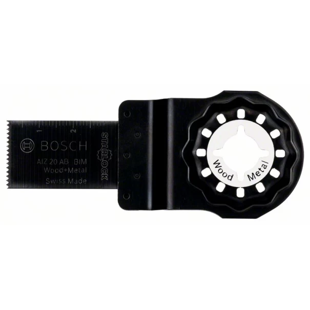 Ножче Starlock BIM потопяемо AIZ 20 AB Wood and Metal 20 x 30 mm, 2609256950, BOSCH