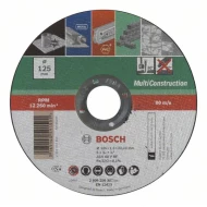 Диск за рязане, прав Multi Construction D= 125 mm, 2609256307, BOSCH