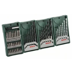 Комплект битове Mini-X-Line, мултипакет 3+1, 2607017071, BOSCH