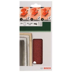 Шкурки за виброшлайф, 10ч, Gразл.зърн.,mm, 2609256A93, BOSCH