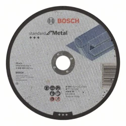 Диск за рязане, прав, Standard for Metal, A 30 S BF, 180 mm, 22,23 mm, 3,0 mm, 1 бр, 2608603167, BOSCH