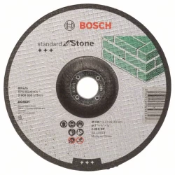 Диск за рязане, вдлъбнат, Standard for Stone C 30 S BF, 180 mm, 22,23 mm, 3,0 mm, 2608603175, BOSCH