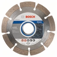 Диск диамантен за рязане Standard for Stone, 115x22,23x1,6x10 mm, 10 бр, 2608603235, BOSCH