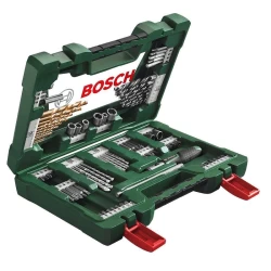 Комплект битове и свредла V-Line TiN с магнитен държач, 91ч, 2607017311, BOSCH