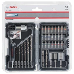 Комплект битове и свредла, 35ч (Метал), 2607017328, BOSCH