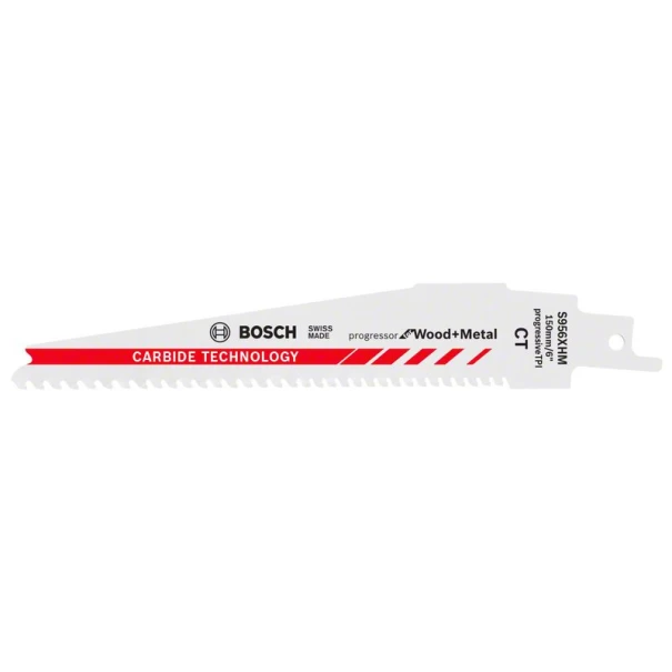 Нож за саблен трион за дърво и метал S 956 XHM Carbide Progressor for Wood and Metal, 2608653099, BOSCH
