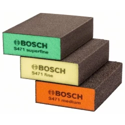 Комплект гъби за шлайфане, 3 бр, 2608621253, BOSCH