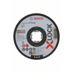 X-LOCK Диск за рязане Standard for Inox 115x1.6x22.23mm прав, 2608619362, BOSCH