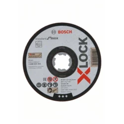 Диск за рязане X-LOCK Standard for Inox 125x1.6x22.23mm прав, 2608619363, BOSCH