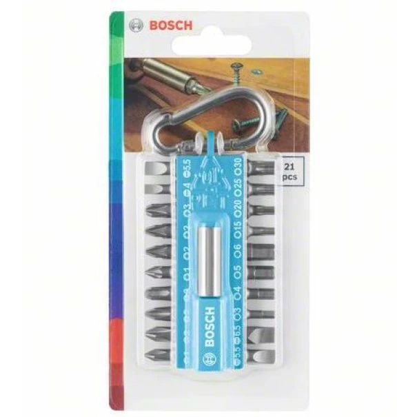 Комплект битове, 21ч, 2607002822, BOSCH