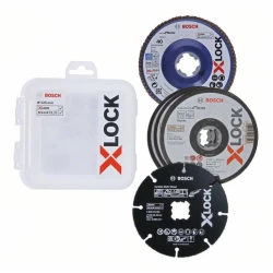 Стартов комплект дискове X-LOCK 125 mm, 5 части, 2608619374, BOSCH