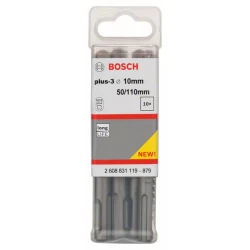 Свредло за перфоратор SDS-plus-3, 10,00 x 50 x 110, 10 бр./оп., 2608831119, BOSCH