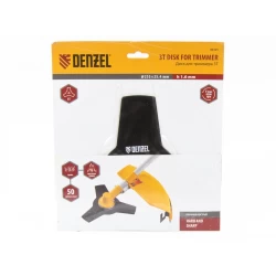 Режещ диск за тример, 255х25,4х1,6mm, 3 ножа, 96325, DENZEL