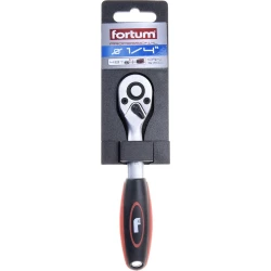 Тресчотка Mechanic, 1/4", 145mm, CrV/S2, 4700111, FORTUM