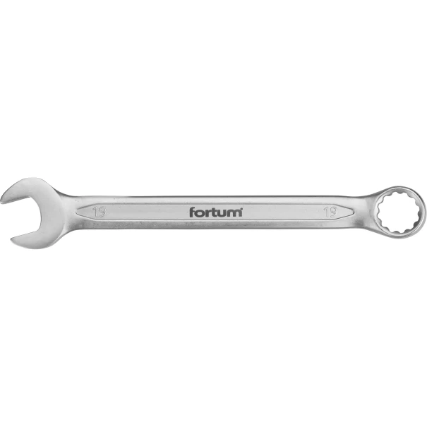 Ключ звездогаечен CrV, 19mm, 4730219, FORTUM